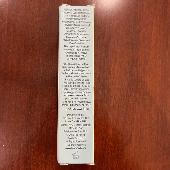 Too Faced RARE Shadow Insurance Eyeshadow Primer .35oz Brand New In Box 💯 Auth! - Picture 10 of 15